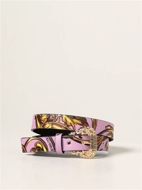 versace belt print jeans